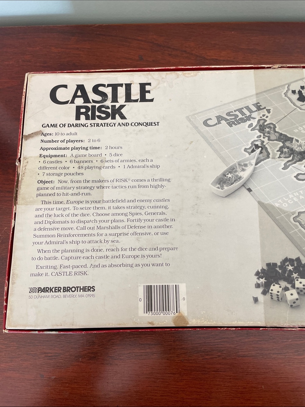 Castle Risk Board Game - Classic Red Box - Picture 4 of 5